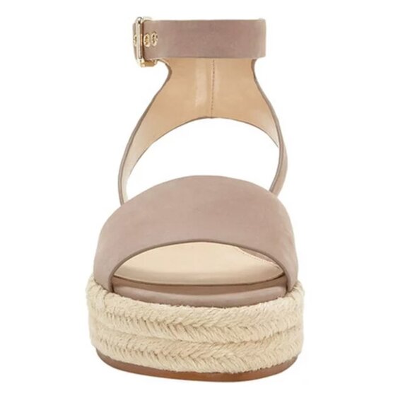 NWOB VINCE CAMUTO Women's Tan Suede Kathalia Flatform Espadrille Sandal Sz 5.5 - Picture 4 of 10